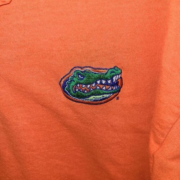 UF Gators Polo style Golf Shirt, Orange, men's Large - Picture 3 of 6
